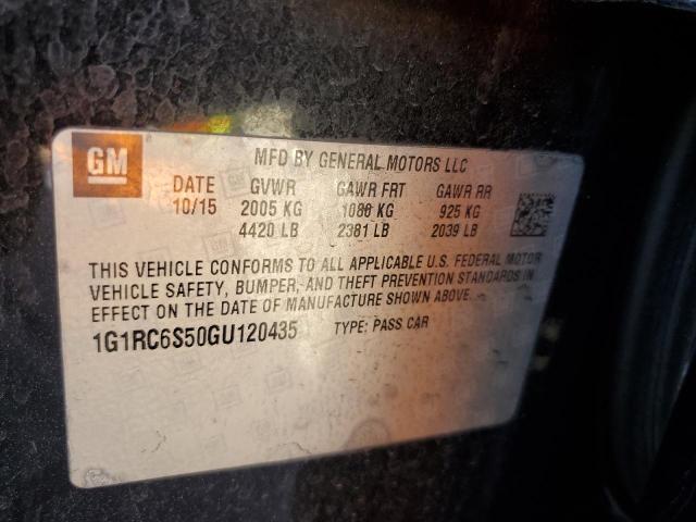 2016 CHEVROLET VOLT LT - 1G1RC6S50GU120435