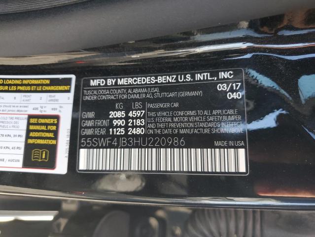 2017 MERCEDES-BENZ C 300 55SWF4JB3HU220986