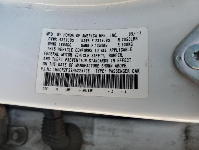 2017 HONDA ACCORD SPO - 1HGCR2F59HA225736