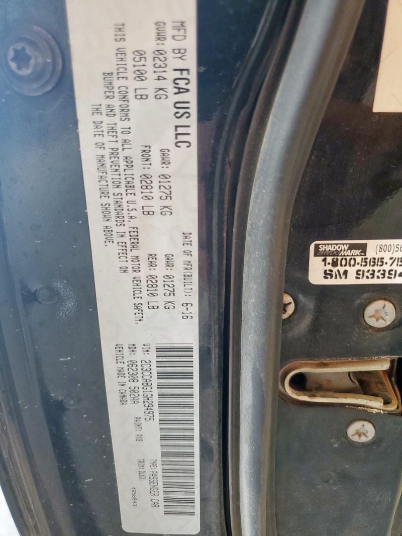 2016 CHRYSLER 300 S 2C3CCABG1GH294975