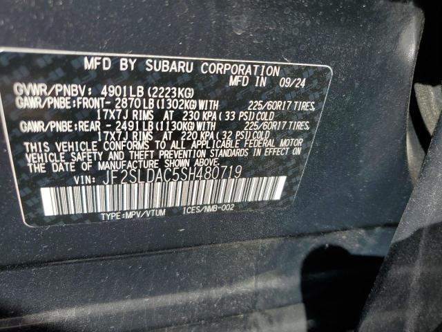 2025 SUBARU FORESTER #3304514472