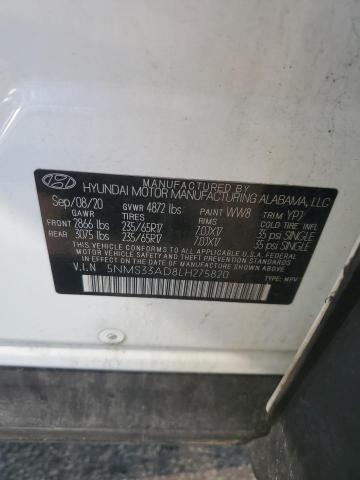 2020 HYUNDAI SANTA FE S 5NMS33AD8LH275820