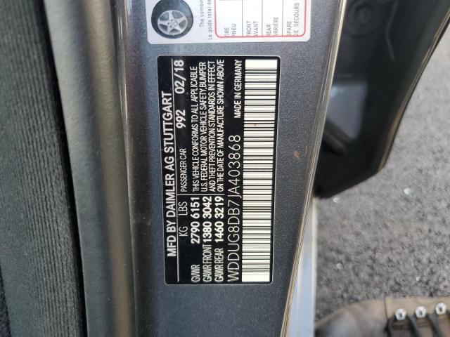 2018 MERCEDES-BENZ S 560 WDDUG8DB7JA403868