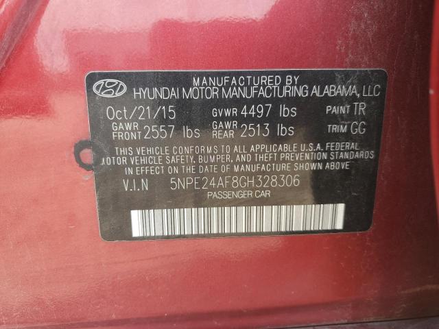 2016 HYUNDAI SONATA SE - 5NPE24AF8GH328306