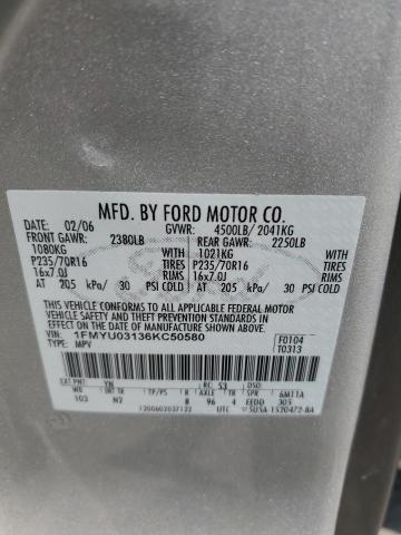 2006 FORD ESCAPE XLT #3286762281