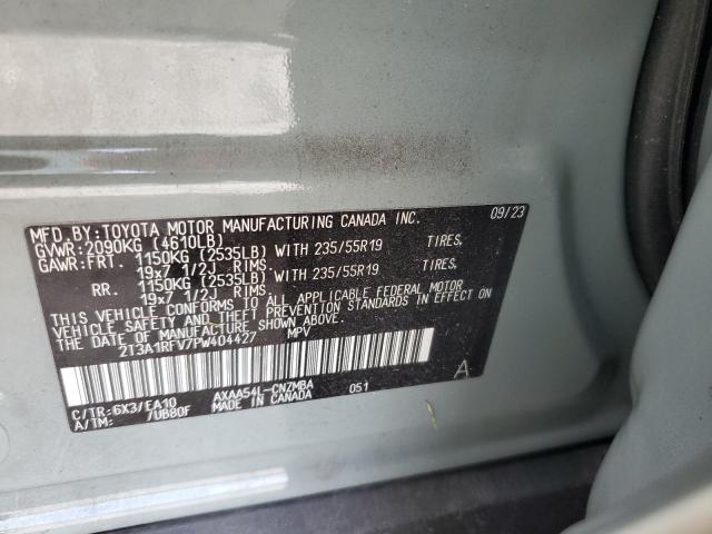 2023 TOYOTA RAV 4 2T3A1RFV7PW404427
