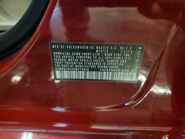 2017 VOLKSWAGEN JETTA SE - 3VWDB7AJ4HM275808