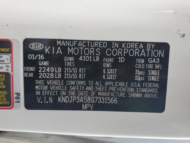 2016 KIA SOUL + KNDJP3A58G7331566
