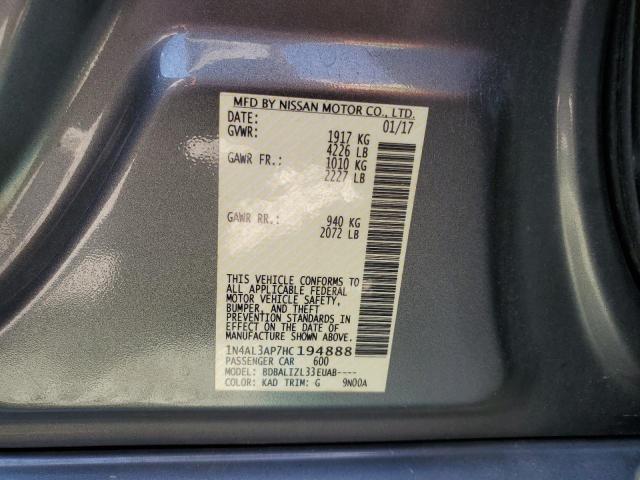 2017 NISSAN ALTIMA 2.5 1N4AL3AP7HC194888