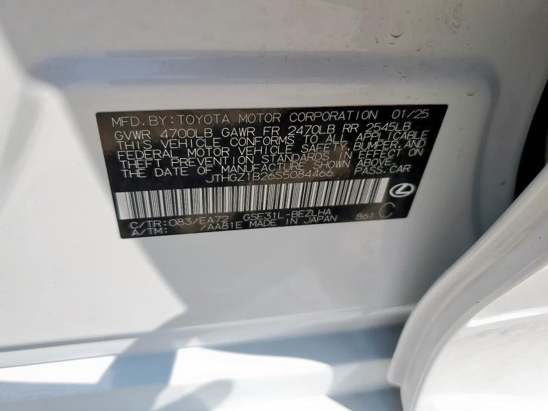 2025 LEXUS IS 350 F S JTHGZ1B26S5084466