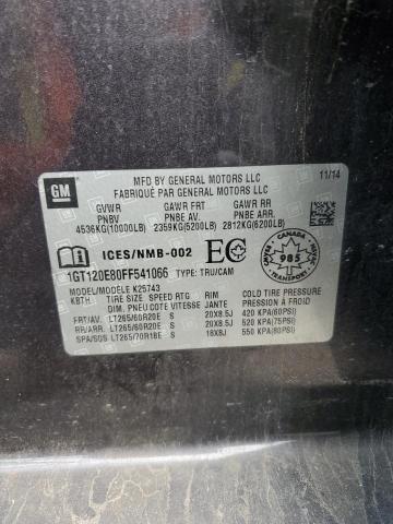 2015 GMC SIERRA K25 1GT120E80FF541066