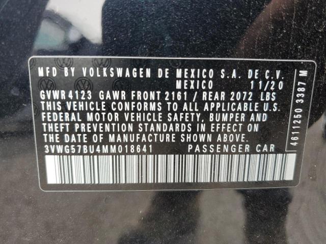 2021 VOLKSWAGEN JETTA SEL 3VWG57BU4MM018641