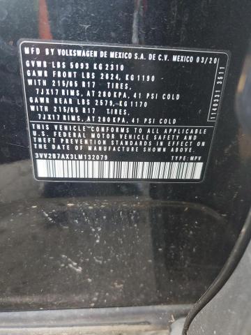 2020 VOLKSWAGEN TIGUAN SE 3VV2B7AX3LM132079