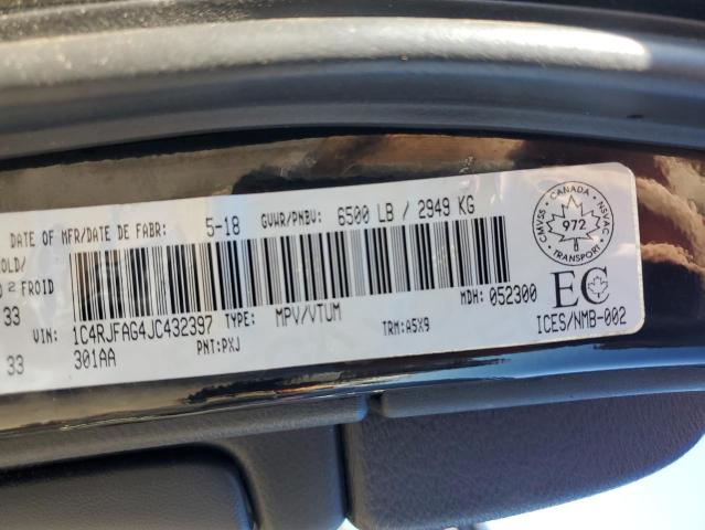 2018 JEEP GRAND CHER - 1C4RJFAG4JC432397