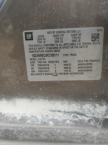 2015 CHEVROLET SILVERADO K1500 LT - 1GCVKREC9FZ188111