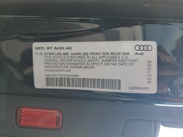 2024 AUDI A5 PREMIUM PLUS 45 WAUFACF52RA044565