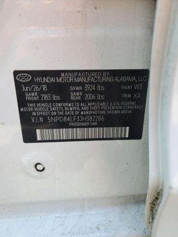 2018 HYUNDAI ELANTRA SE - 5NPD84LF3JH382286