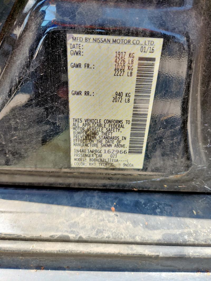 2016 NISSAN ALTIMA 2.5 - 1N4AL3AP8GC162966