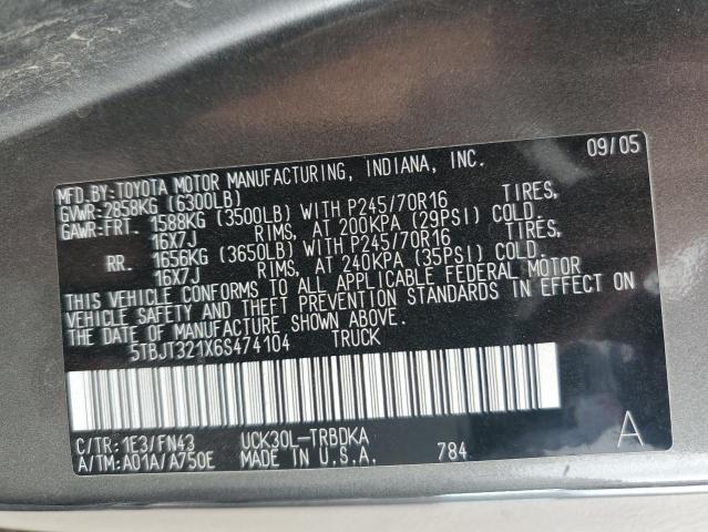 2006 TOYOTA TUNDRA #3284648329