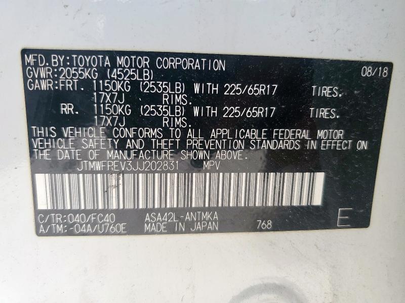 2018 TOYOTA RAV4 ADVEN JTMWFREV3JJ202831