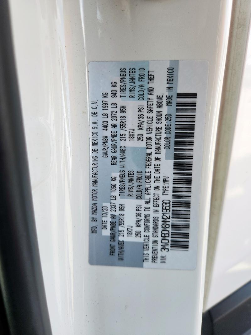 2021 MAZDA CX-30 PREMIUM 3MVDMBDM8MM219630