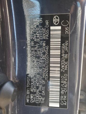 2014 TOYOTA PRIUS - JTDKN3DU1E0379946