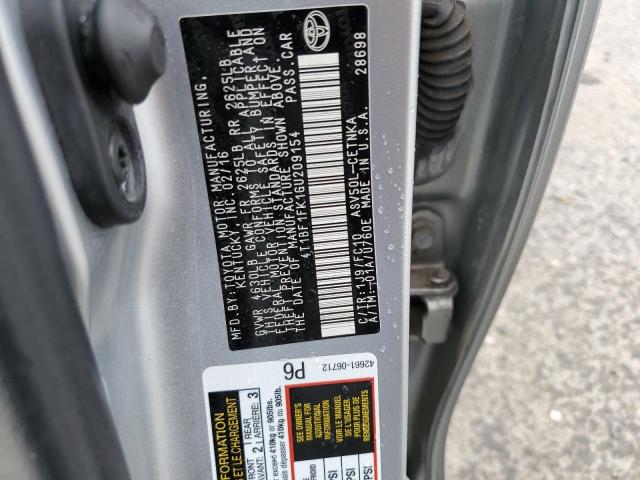 2016 TOYOTA CAMRY LE 4T1BF1FK1GU209154