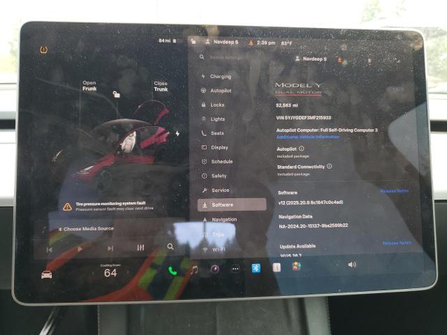 2021 TESLA MODEL Y 5YJYGDEF3MF215933