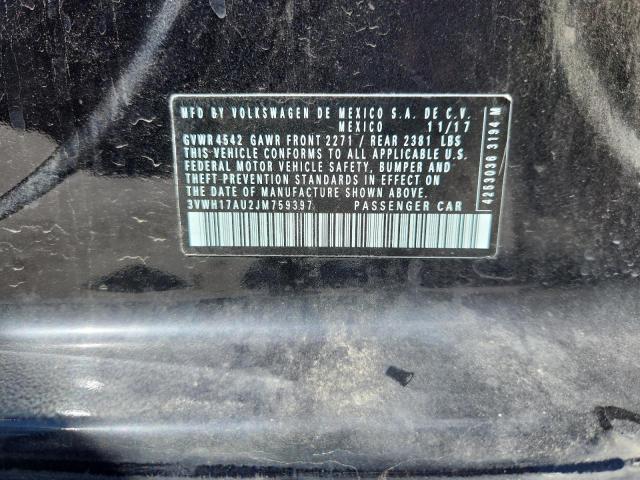 2018 VOLKSWAGEN GOLF ALLTR 3VWH17AU2JM759397