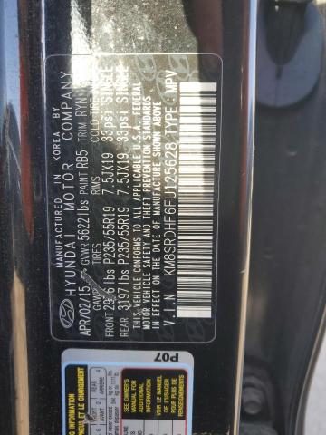 2015 HYUNDAI SANTA FE GLS KM8SRDHF6FU125628