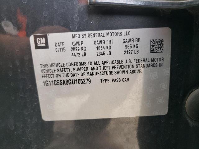 2016 CHEVROLET MALIBU LIM 1G11C5SA8GU105279