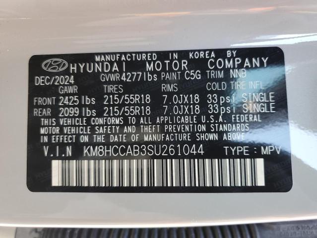 2025 HYUNDAI KONA SEL KM8HCCAB3SU261044