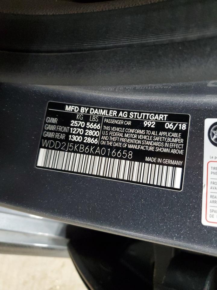 Lot #3316726404 2019 MERCEDES-BENZ CLS 450 4M