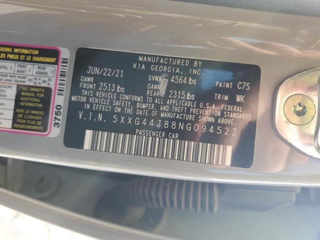 2022 KIA K5 GT 5XXG44J88NG094522