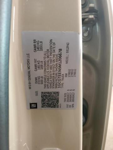 2021 CHEVROLET COLORADO ZR2 1GCGTEEN5M1206678