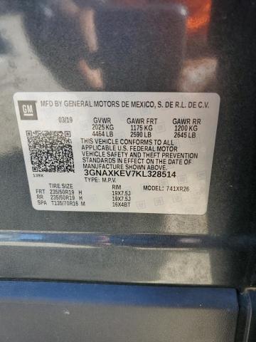 2019 CHEVROLET EQUINOX LT #3301834327