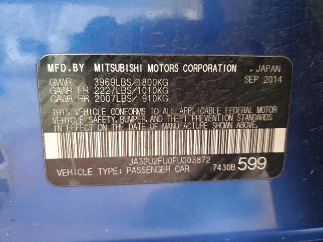 2015 MITSUBISHI LANCER ES - JA32U2FU0FU003872