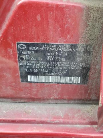 2019 HYUNDAI SONATA LIMITED 5NPE34AF6KH776582