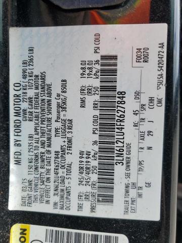 2015 LINCOLN MKZ HYBRID 3LN6L2LU4FR627848