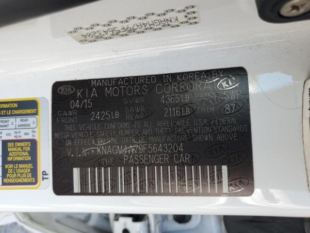 2015 KIA OPTIMA LX KNAGM4A79F5643204