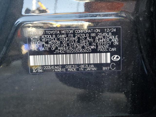 2025 LEXUS IS 350 F SPORT DESIGN JTHGZ1B22S5083623