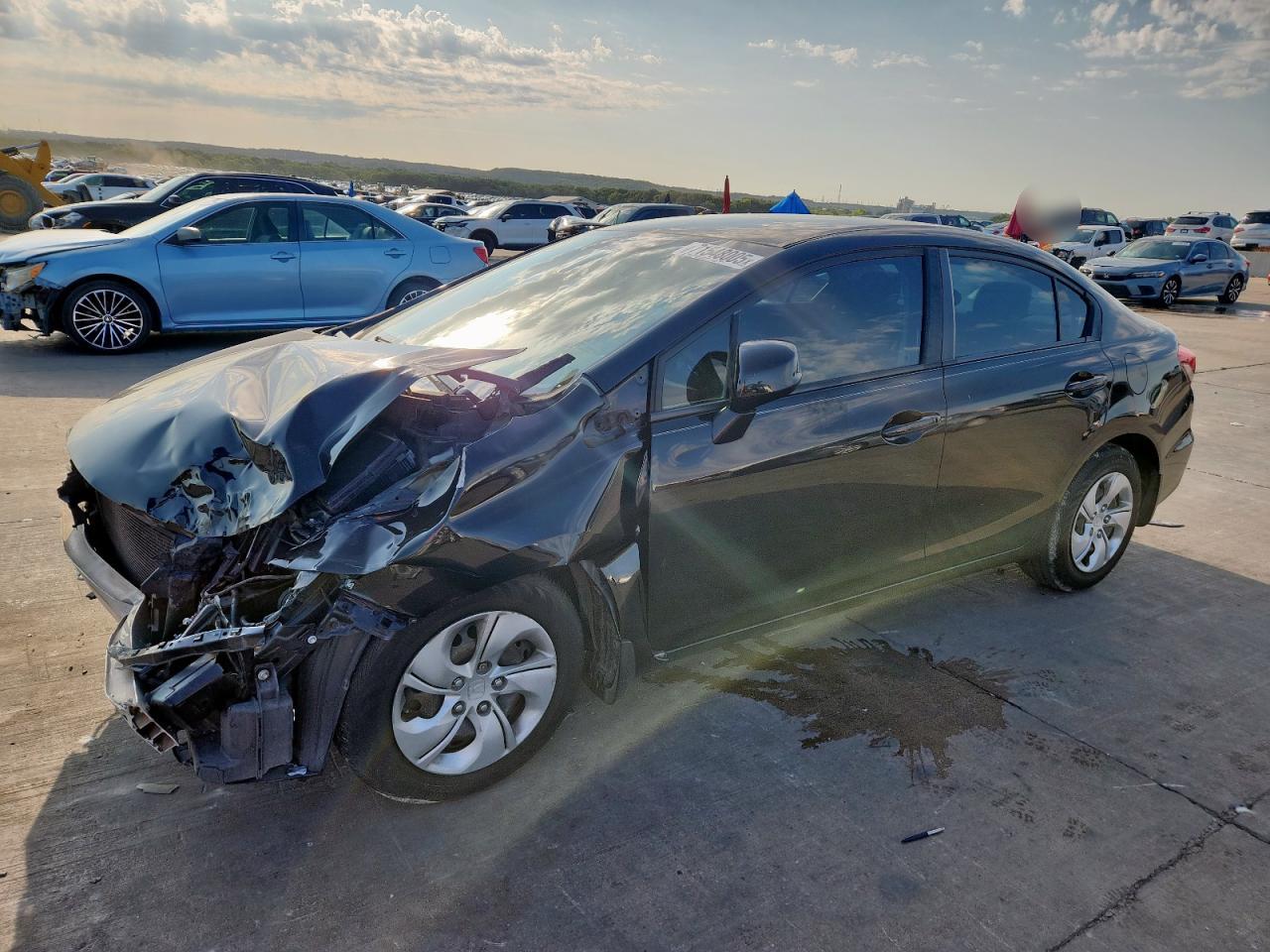 Lot #3303867716 2013 HONDA CIVIC LX