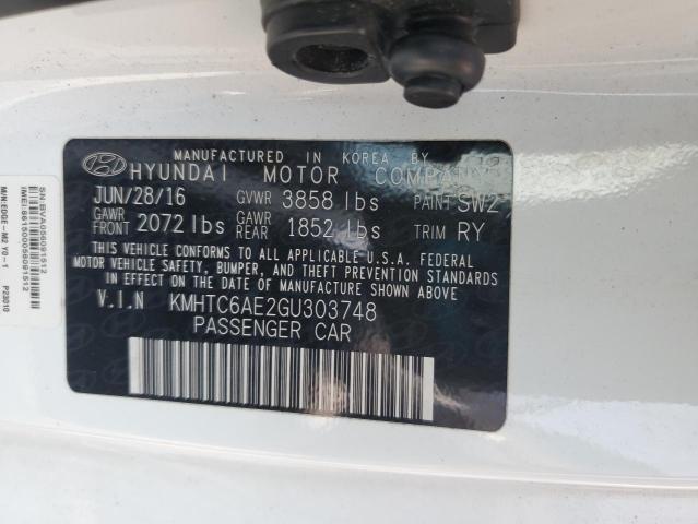 2016 HYUNDAI VELOSTER TURBO #3265026890