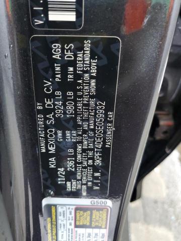 2025 KIA K4 LX 3KPFT4DE0SE059932