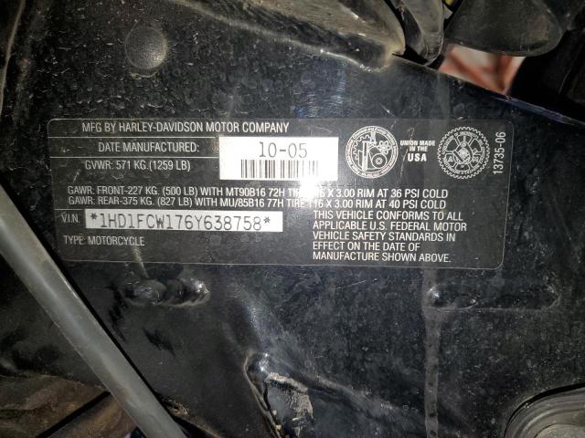 2006 HARLEY-DAVIDSON FLHTCUI 1HD1FCW176Y638758