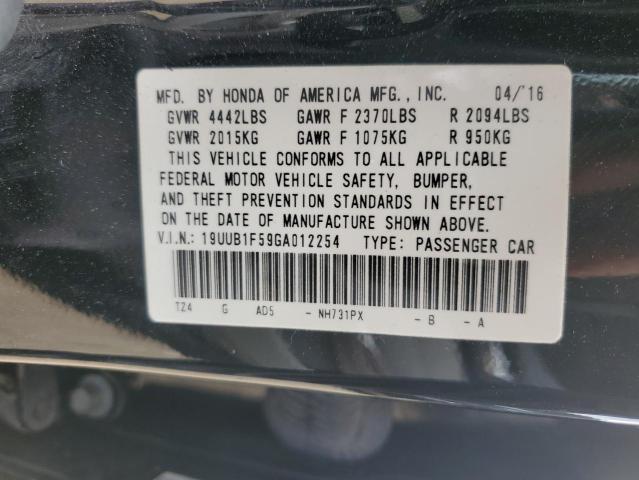 2016 ACURA TLX TECH 19UUB1F59GA012254
