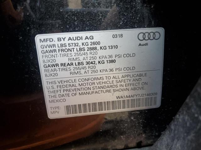 2018 AUDI SQ5 PREMIU WA1A4AFY7J2146309