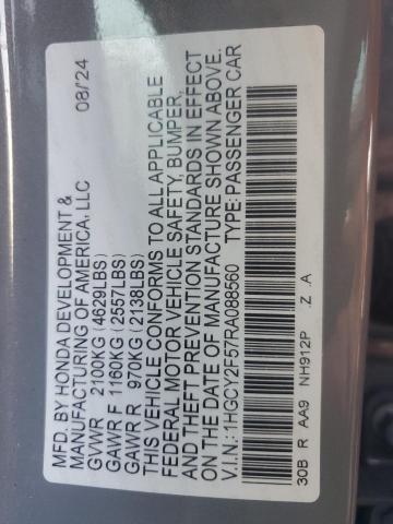 2024 HONDA ACCORD HYB 1HGCY2F57RA088560