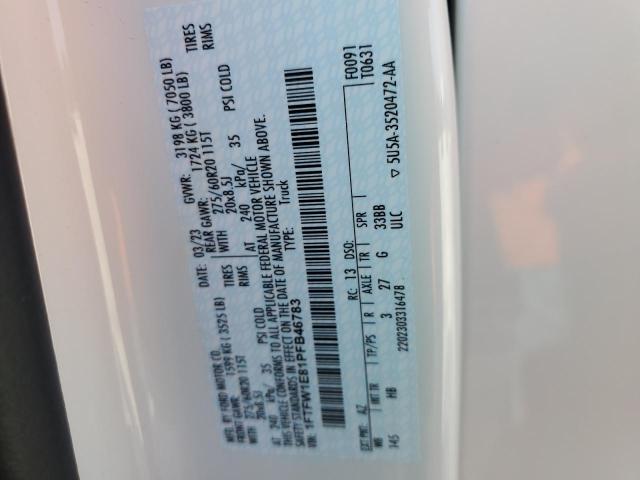 2023 FORD F150 SUPER - 1FTFW1E81PFB46783