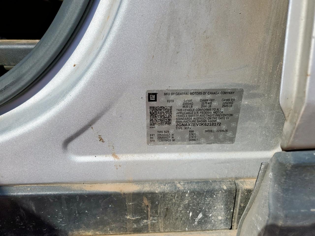 CHEVROLET EQUINOX LT